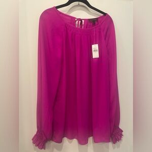 Banana Republic Fuchsia Top New With Tags Size L